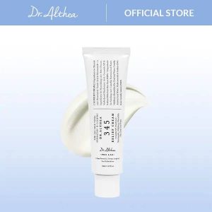 345 Relief Cream - Daily Face Moisturizer, Blemish Relief Care, Soothing Recovery, Vegan Korean Skincare