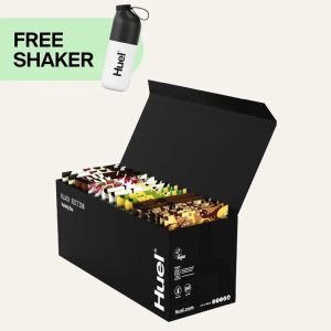 Huel Black Edition Powder Variety Box | 16 Single-Serve High-Protein Meals | 40g Protein | Up to 11g fiber | 8-Flavors | Plant-Based, Low Sugar, On-the-Go Nutrition