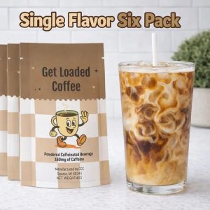 6 Pack Single Flavor Loaded Coffee - Viral | 16oz Coffee Drink Mix | 10g Protein & 180mg Caffeine | Hot or Cold