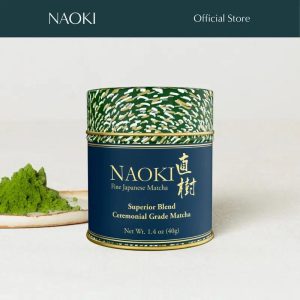 Naoki Matcha Superior Ceremonial Blend - Authentic Japanese First Harvest Ceremonial Grade Matcha Green Tea Powder from Uji, Kyoto