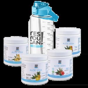 Yes You Can! Aloe Vera Hydration Kit - Variety Pack - Sugar Free, Caffeine Free