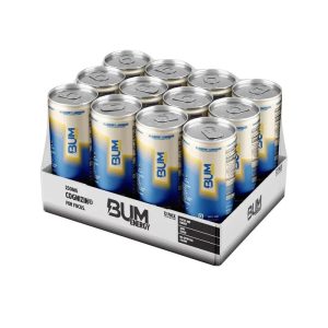 BUM Energy Drink - Sugar Free Energy Drink with Natural Caffeine & Cognizin for Energy & Focus - Clean Energy Beverage - 12 oz Cans (12 Pack)