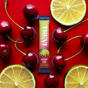 Trevi Sugar Free Cherry Lime Electrolyte Drink Mix - 28 or 8 Stick Packs | 0g Sugar, Non-GMO, 7 Vitamins & Minerals, Energy Hydration Drink Mix, 6 Electrolytes