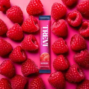 Trevi Sugar Free Raspberry Electrolyte Drink Mix - 28 or 8 Stick Packs | 0g Sugar, Non-GMO, with 7 Vitamins & Minerals, 6 Electrolytes, Energy Hydration Drink Mix, Made in USA