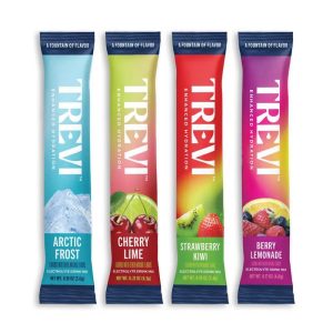 Trevi Sugar Free Electrolyte Drink Mix - Favorites Variety Pack (Arctic Frost, Berry Lemonade, Strawberry Kiwi & Cherry Lime) | 28 or 8 Stick Packs | 0g Sugar, Non-GMO, with 7 Vitamins & Minerals, 6 Electrolytes, Energy Hydration Drink Mix, Made in USA