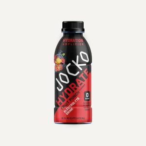 Jocko Fuel Hydrate Electrolyte Beverage, 16oz Cans (12-Pack)- Pick Your Flavor: Fruit Punch, Island Orange, Blue Raspberry, or Lemon-Lime Sport Energy