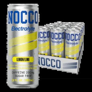 NOCCO Electrolyte 200mg Caffeine Sugar Free Drink 12 Fl Oz 355ml