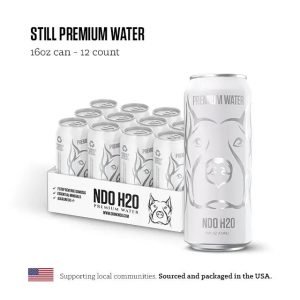 NO DAYS OFF Premium Water - Elite Hydration - Infused with Electrolytes: Calcium, Magnesium, Potassium - Reverse Osmosis Purified
